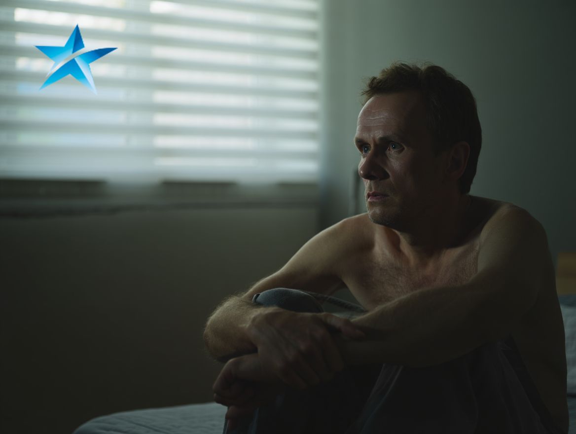 Мужчина с ПТСР